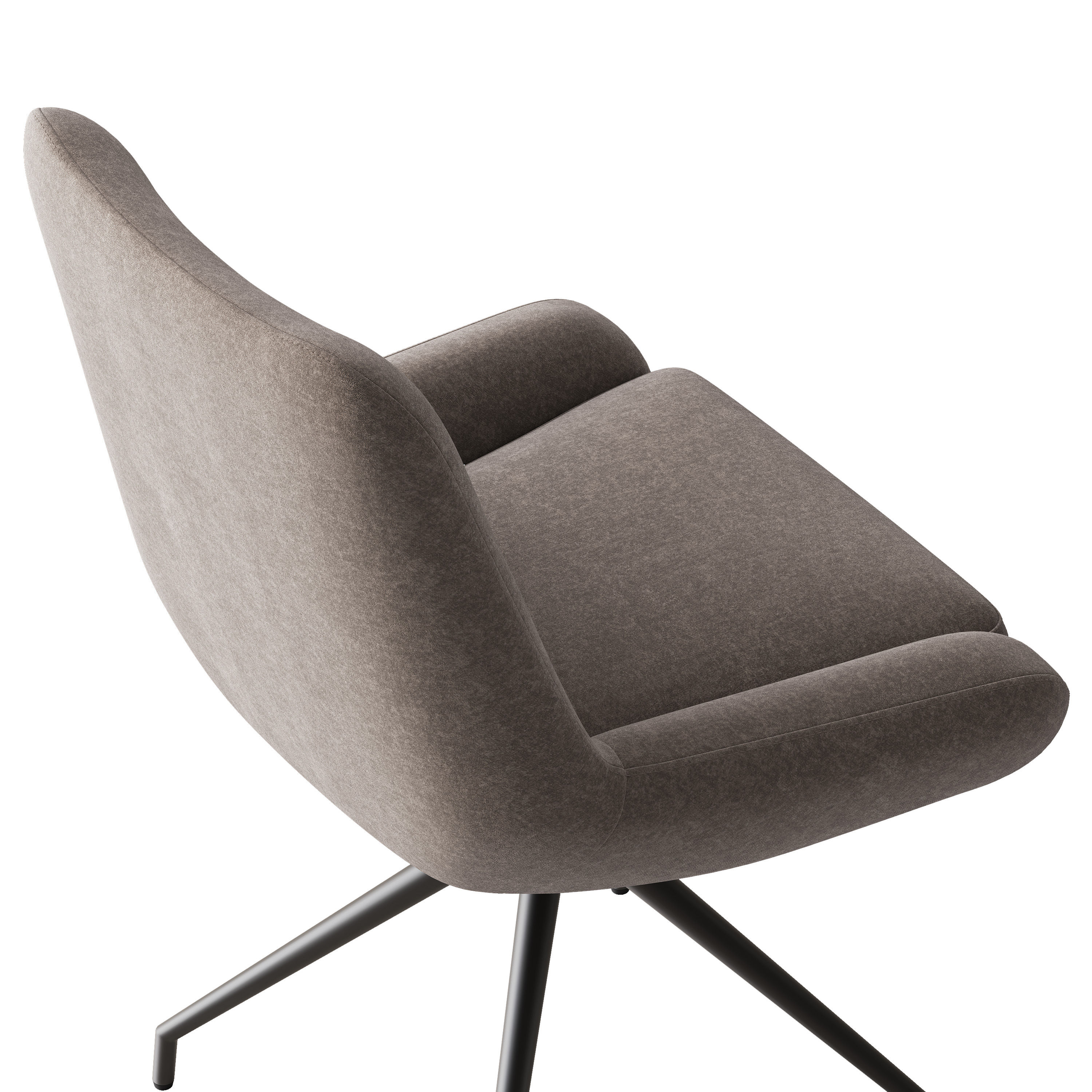 Black Black & Brown Velvet Dining Chairs