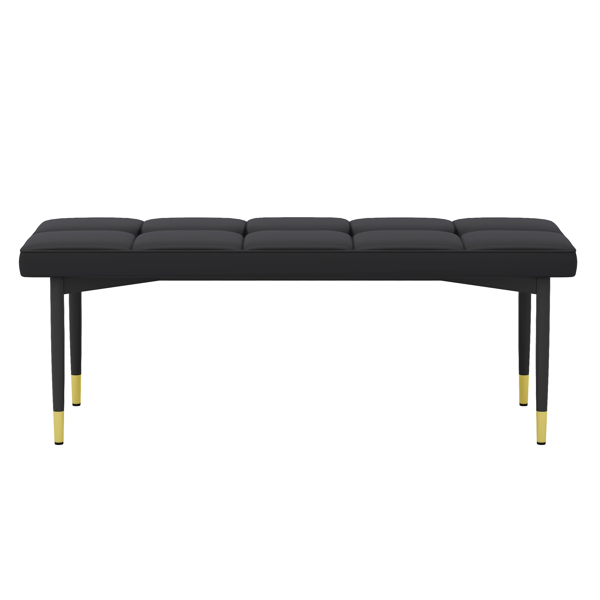 Modern Black PU Leather Dining Chairs