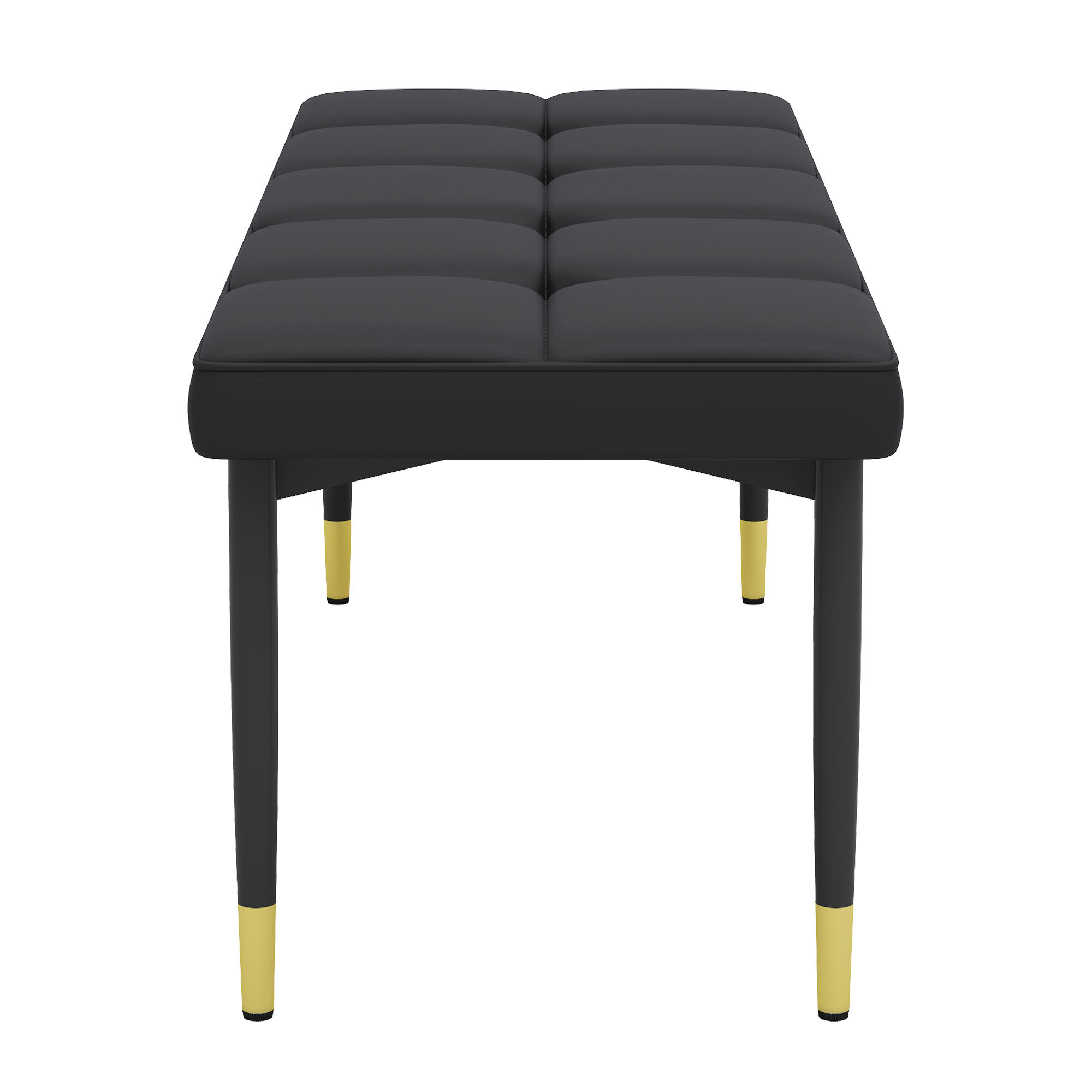 Modern Black PU Leather Dining Chairs