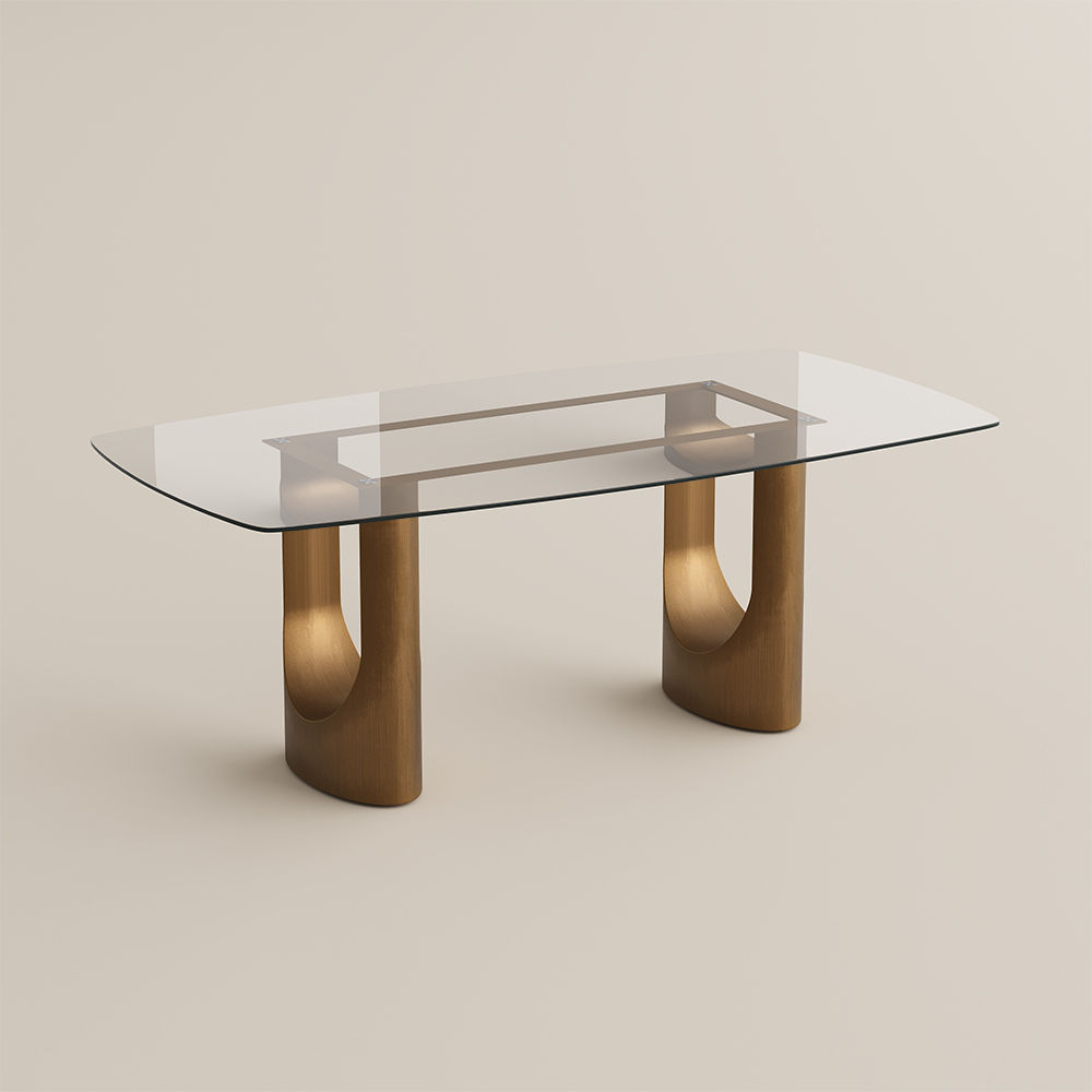 Kitchen Clear Glass Dining Tables
