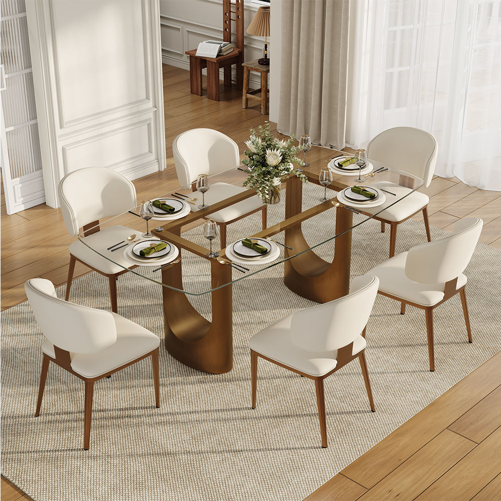 Glass Clear Glass Dining Tables