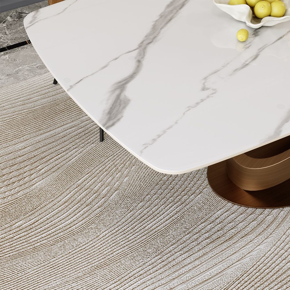White Sintered Stone Dining Tables