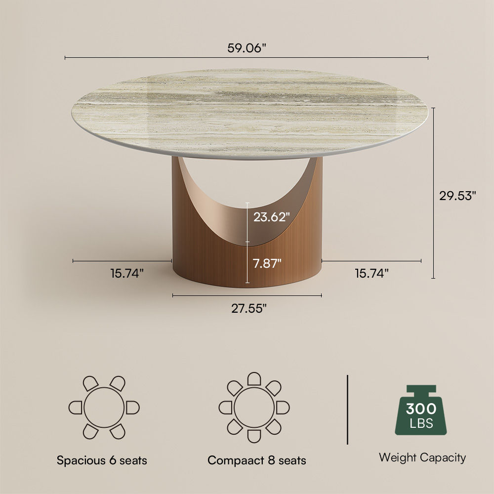 Yellow Yellow Natural Marble Dining Tables