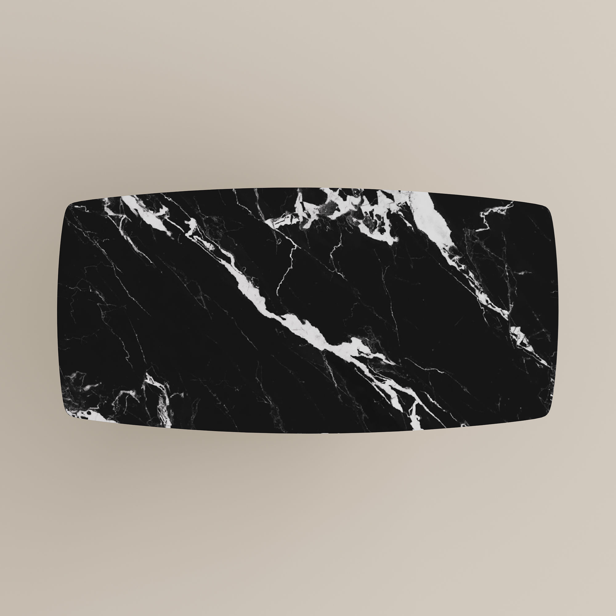 Seats 10 Black Natural Marble Dining Tables