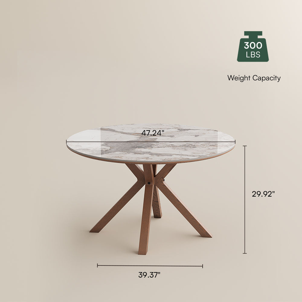 Living Room Pandora Glossy Sintered Stone Dining Tables
