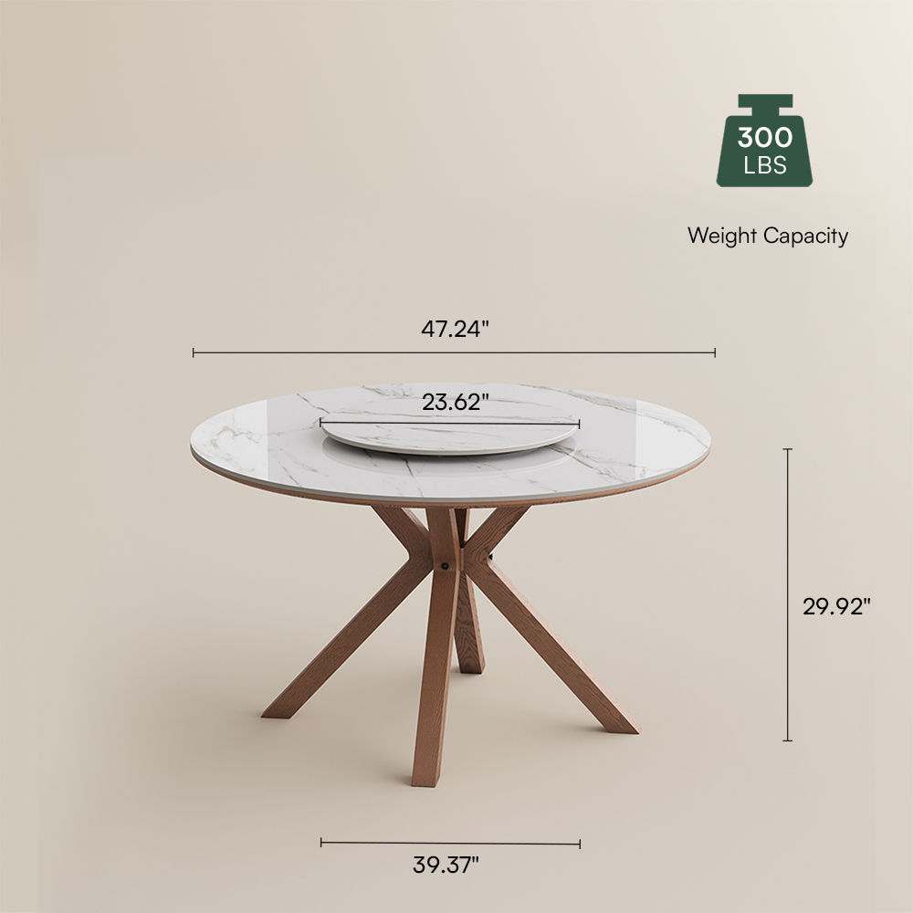 Glossy Sintered Stone White Glossy Sintered Stone Dining Tables