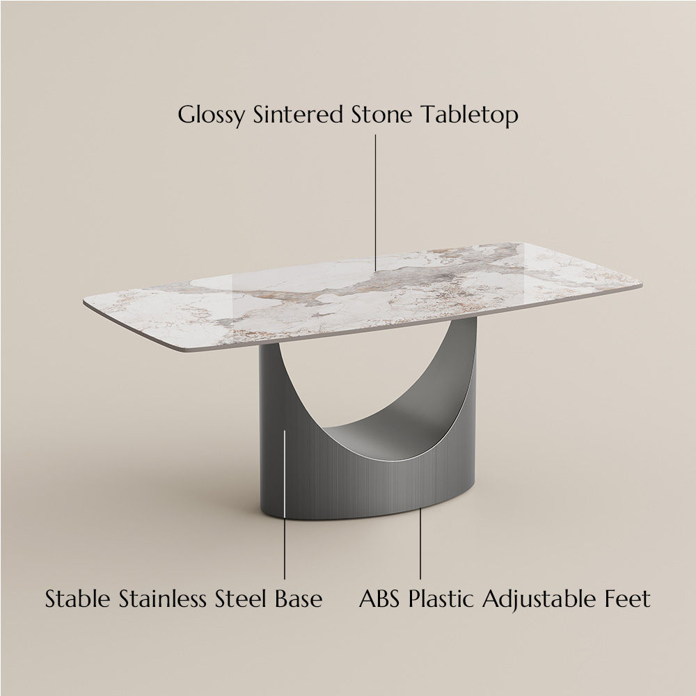 Seats 6 Pandora Sintered Stone Dining Tables