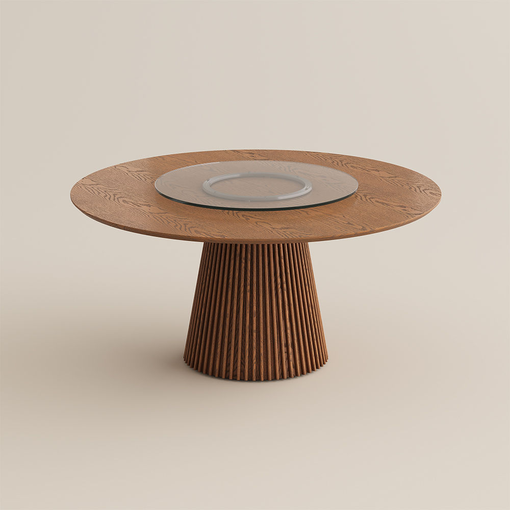 Small Space Walnut Color Plywood Dining Tables