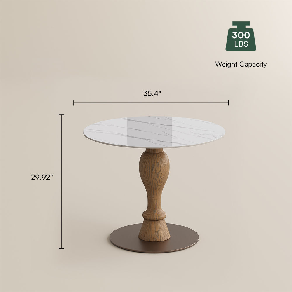for 4 White Glossy Sintered Stone Dining Tables