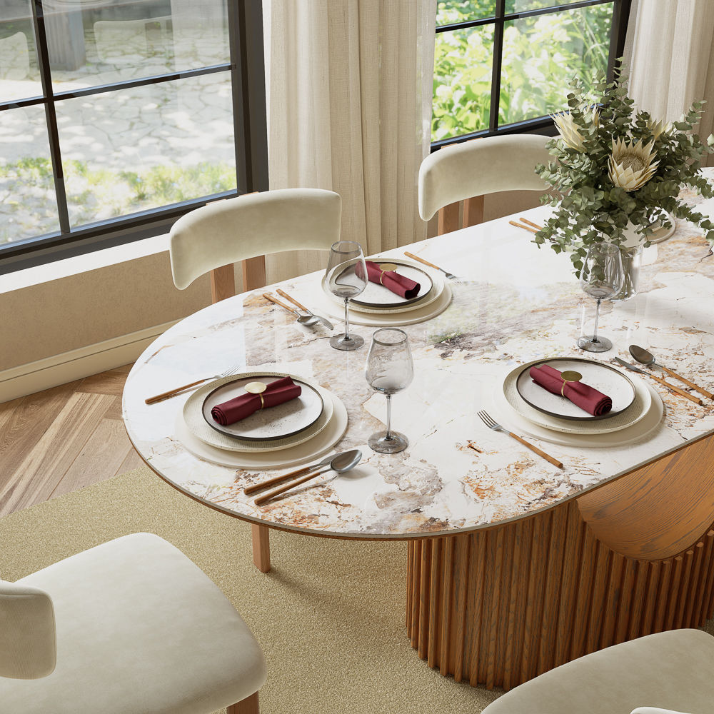 Kitchen Pandora Solid +PlyWood Dining Tables