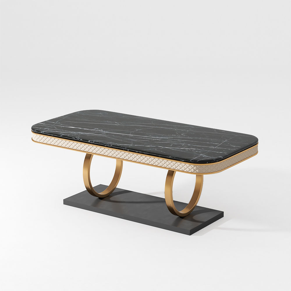 Black Faux Marble Dining Tables