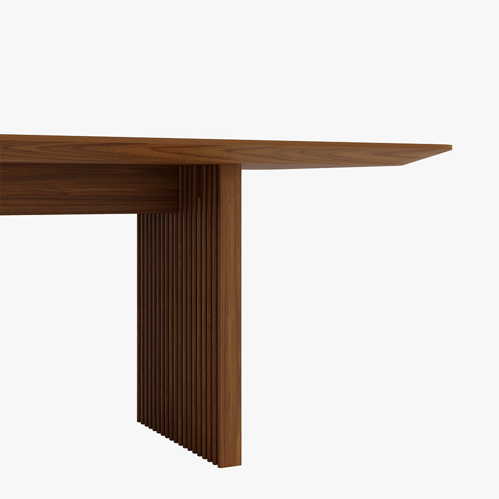 Mid Century Modern Walnut MDF Dining Tables