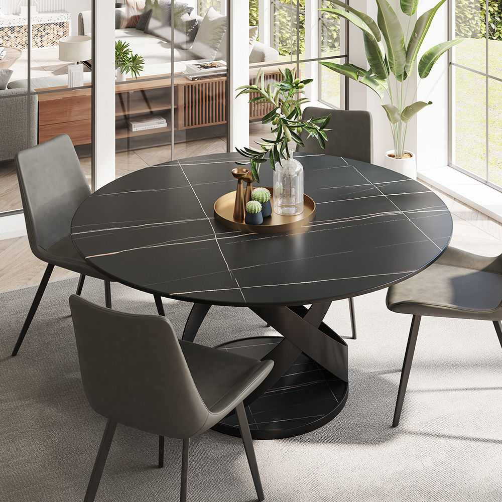Sintered Stone Black Sintered Stone Dining Tables