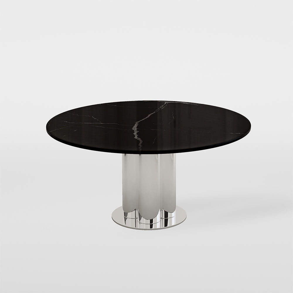 Marble Black Faux Marble Dining Tables