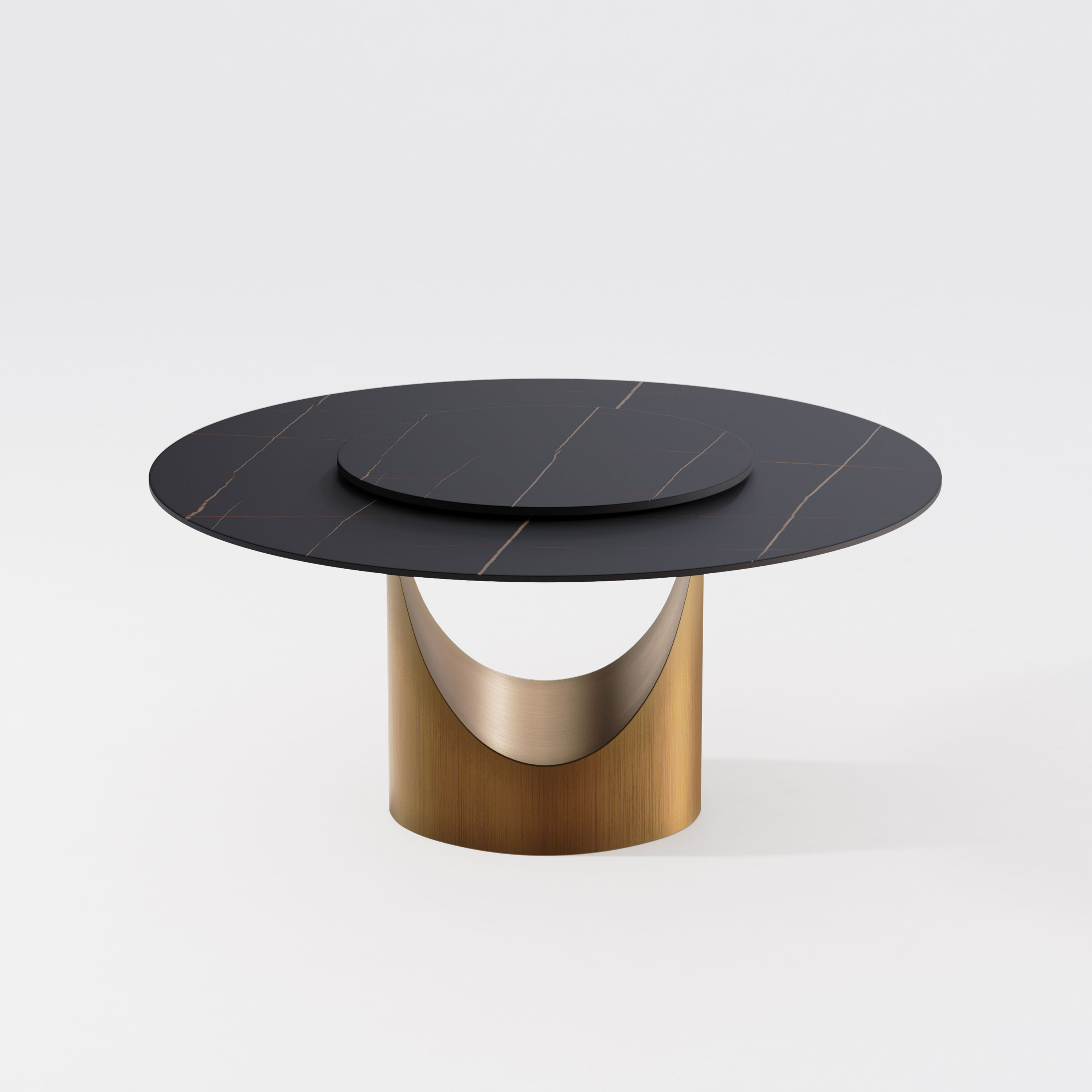 for 6 Black Matte Sintered Stone Dining Tables