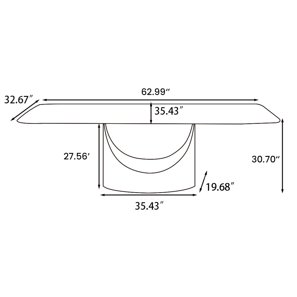 Extendable White Matte Sintered Stone Dining Tables