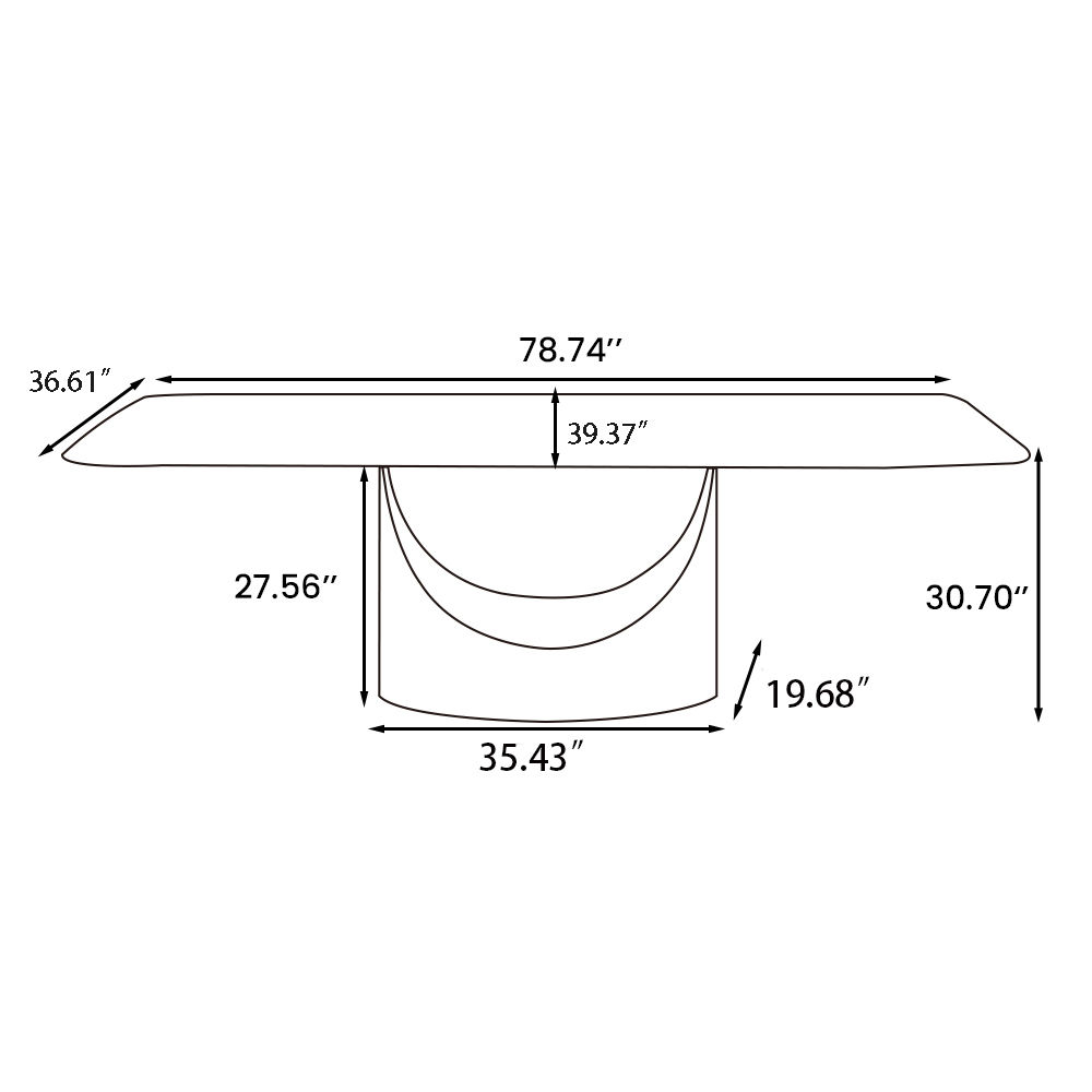 Extendable White Matte Sintered Stone Dining Tables