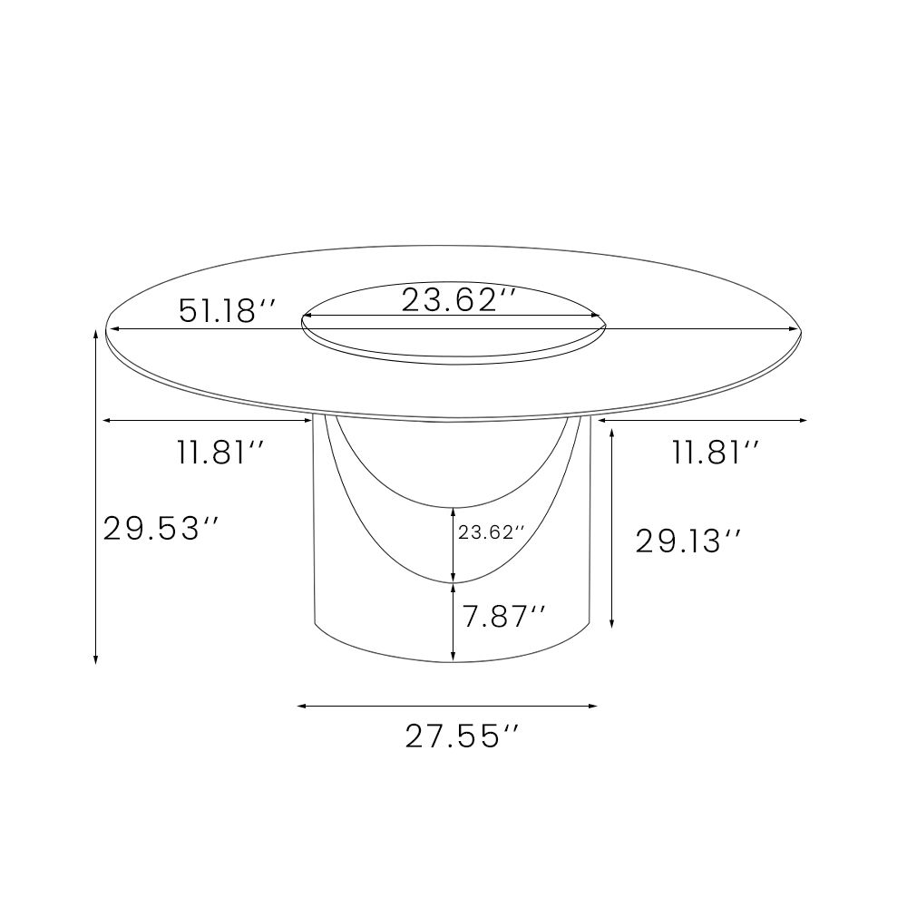 for 4 White Glossy Sintered Stone Dining Tables