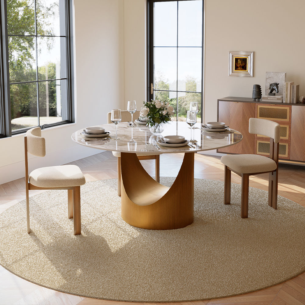 Metal Leg Pandora Sintered Stone Dining Tables