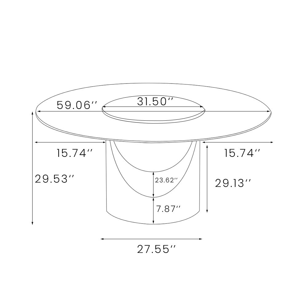 Clear Tempered Glass Dining Tables