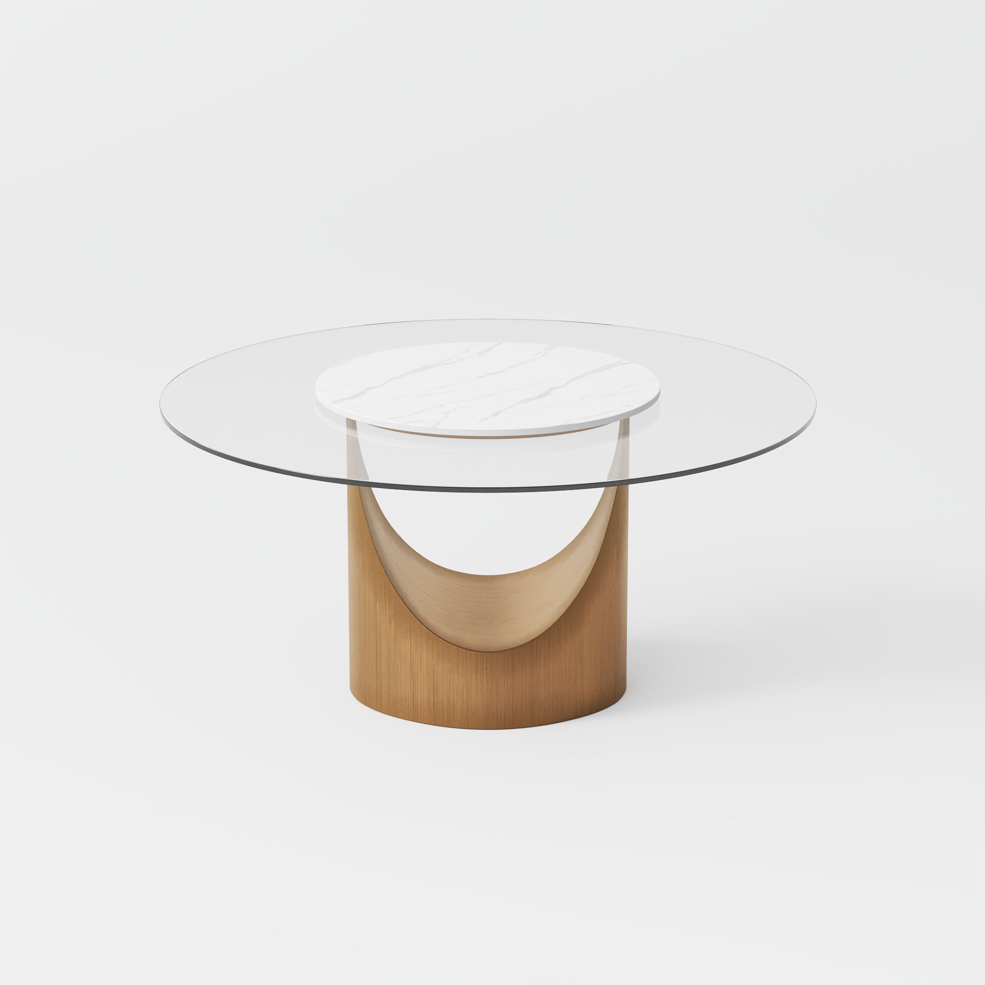 Clear Tempered Glass Dining Tables