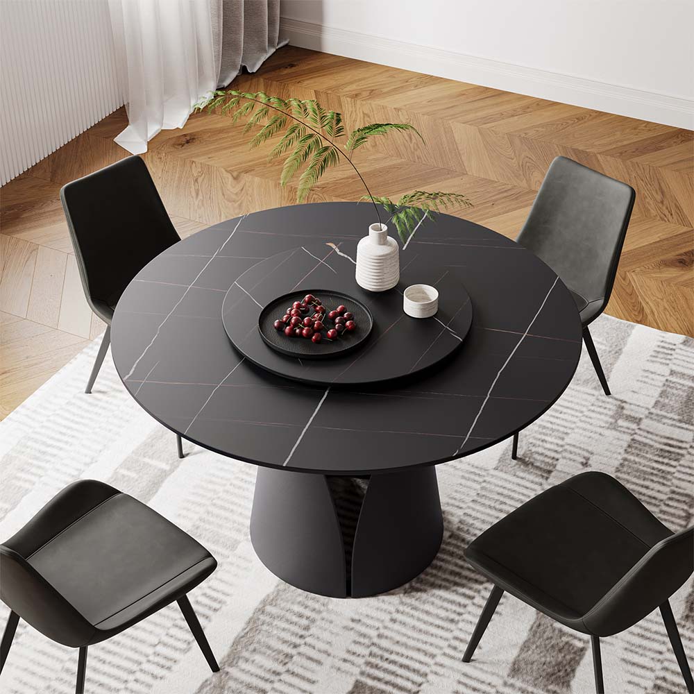 Black Sintered Stone Dining Tables