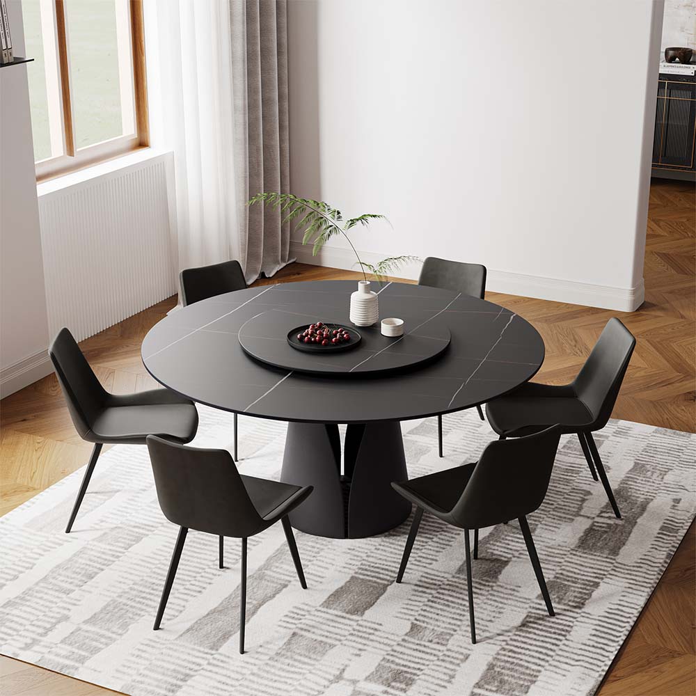 Black Sintered Stone Dining Tables