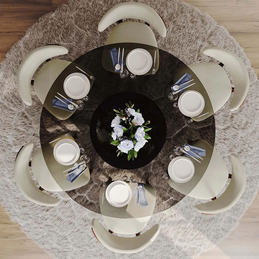 Glass Gray Glass Dining Tables
