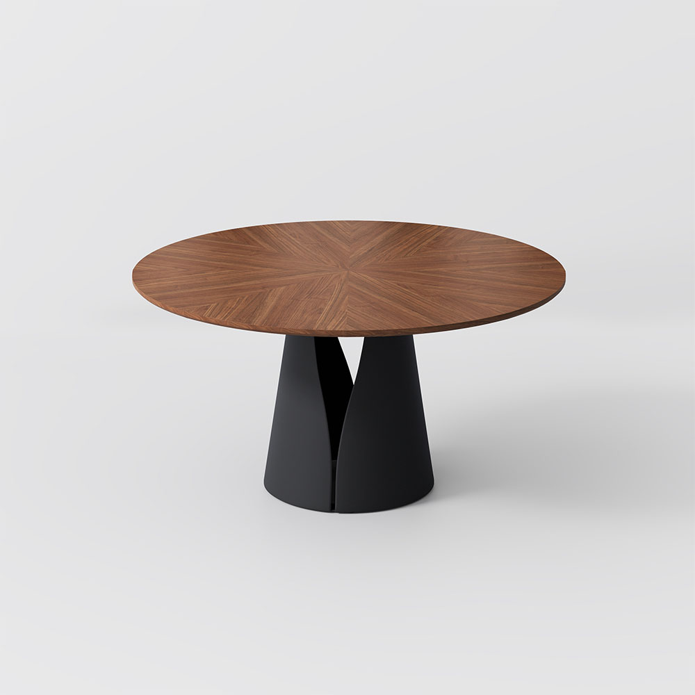 Modern Dark Wood MDF  Dining Tables