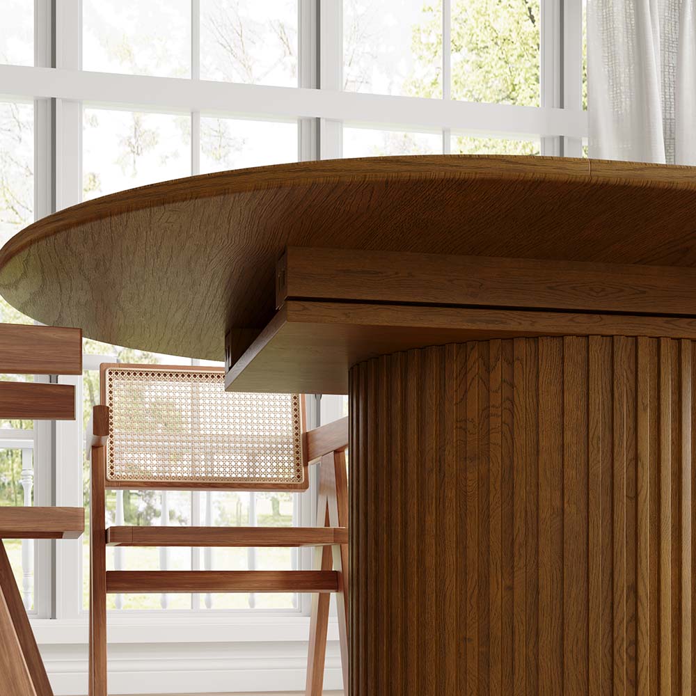 Modern Walnut Color MDF Dining Tables