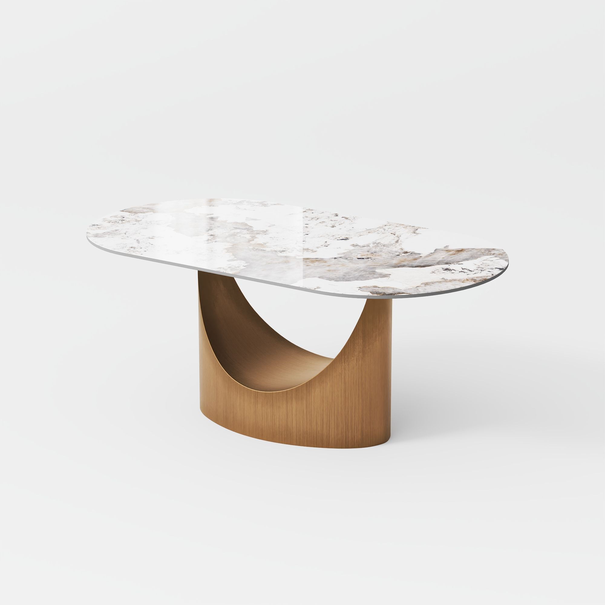 Metal Leg Pandora Sintered Stone Dining Tables
