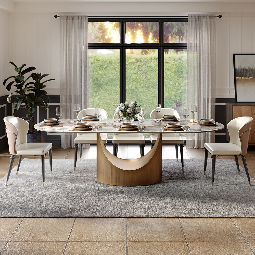 for 6 Pandora Sintered Stone Dining Tables