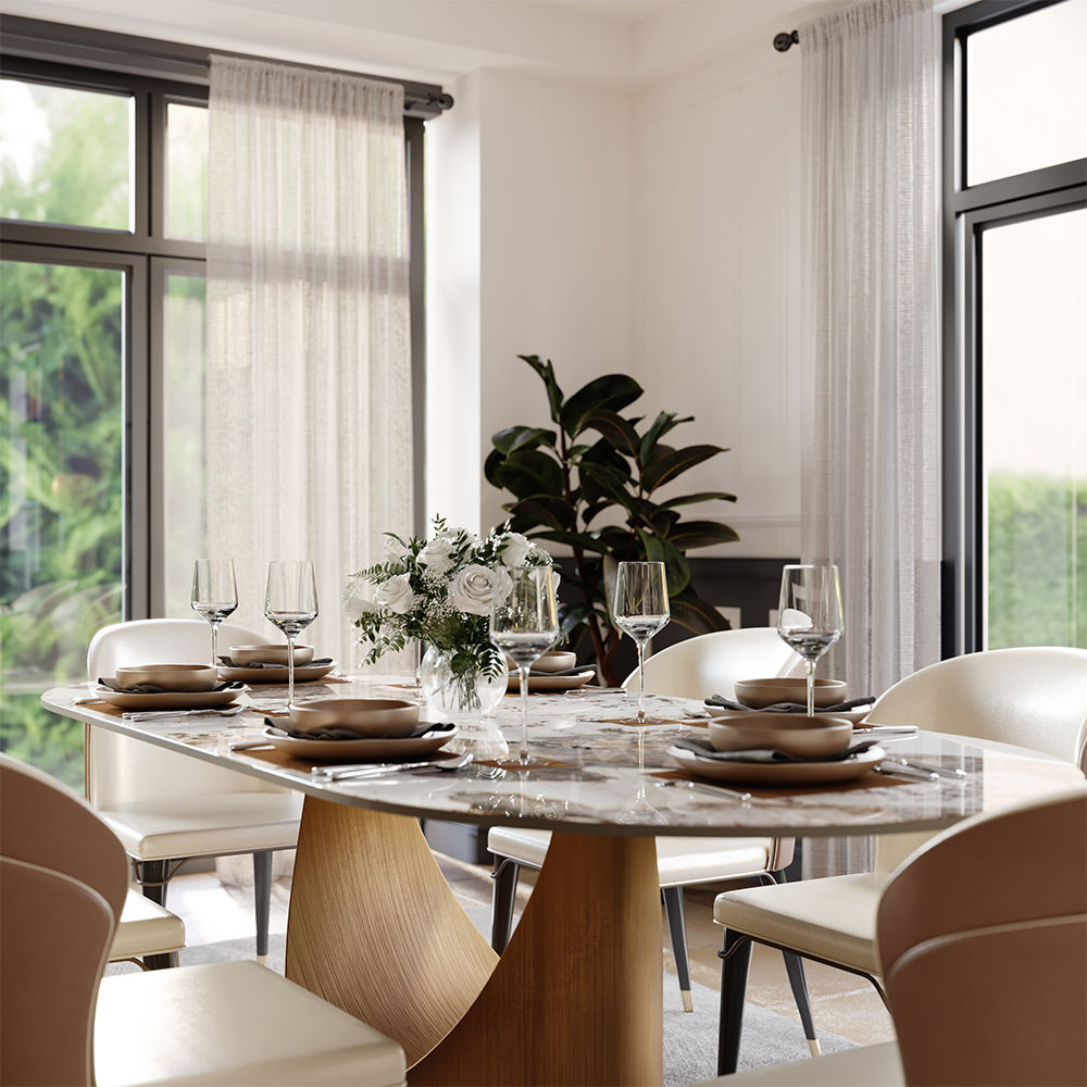 for 8 Pandora Sintered Stone Dining Tables