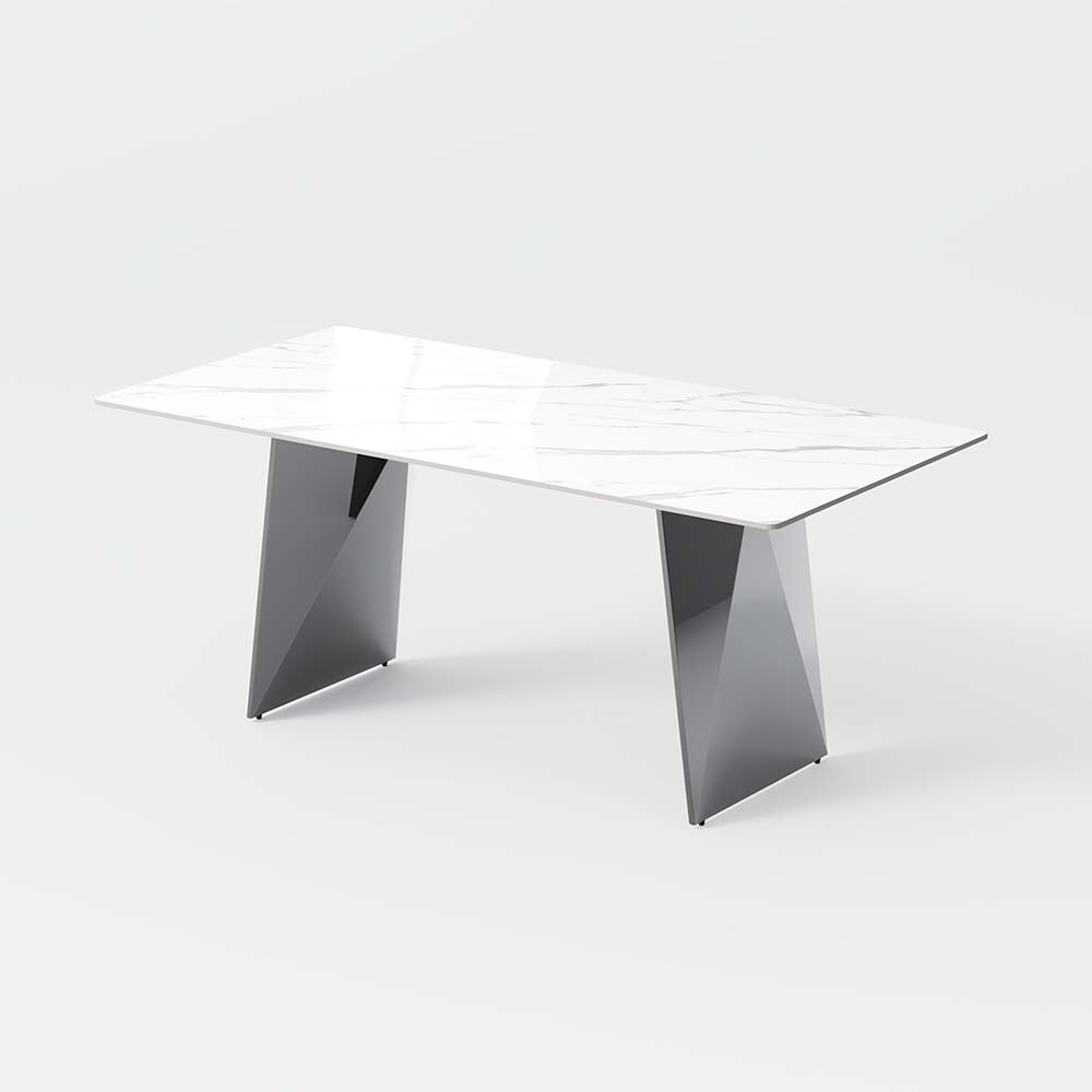 White Sintered Stone Dining Tables