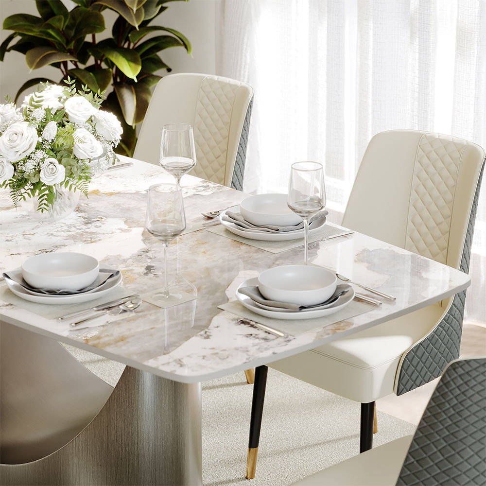 Modern Pandora Sintered Stone Dining Tables