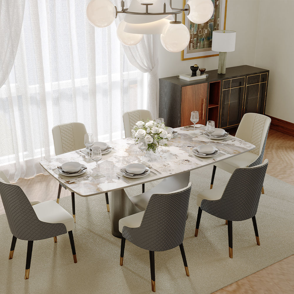 for 6 Pandora Sintered Stone Dining Tables