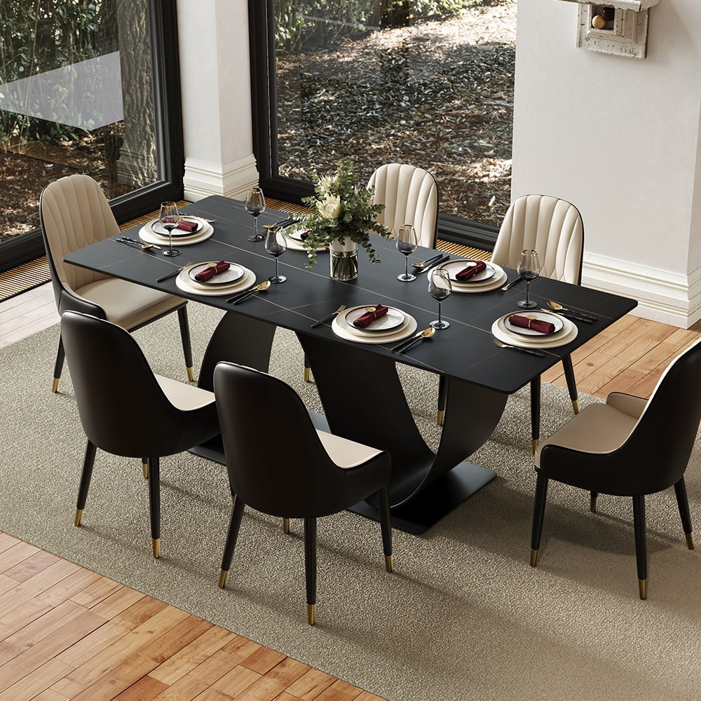 Sintered Stone Black Sintered Stone Dining Tables