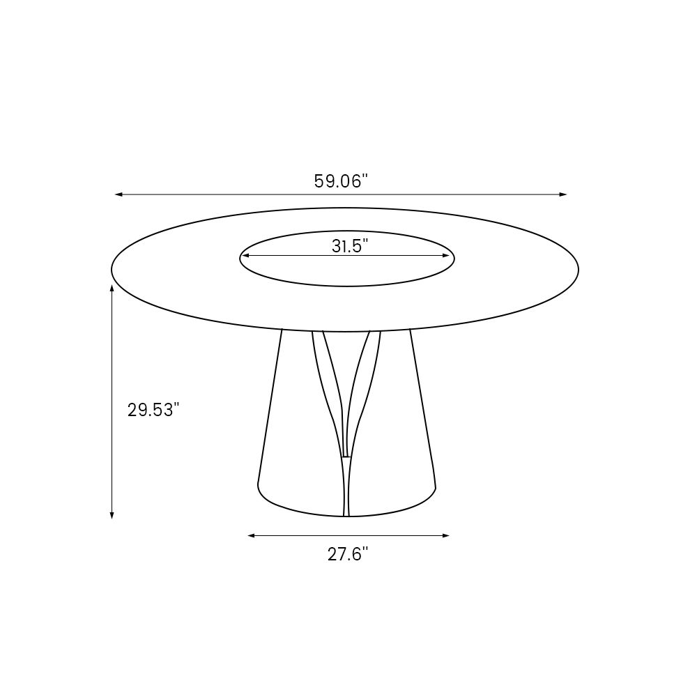 for 4 White Glossy Sintered Stone Dining Tables