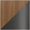 Walnut Color & Dark Gray