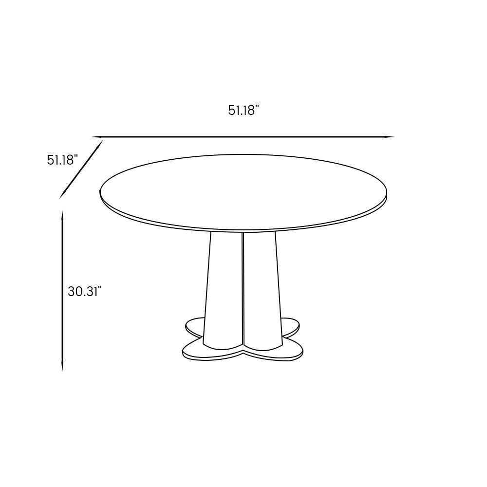 Sintered Stone White Glossy Sintered Stone Dining Tables