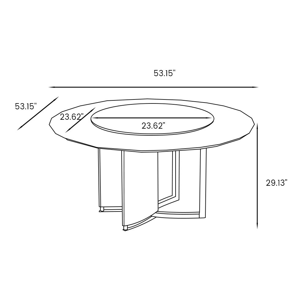 for 4 White Faux Marble Dining Tables