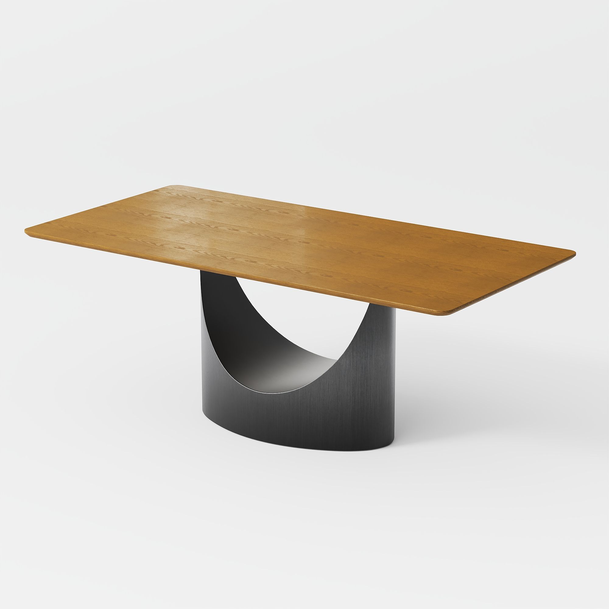 Modern Luxury Walnut Color MDF Dining Tables