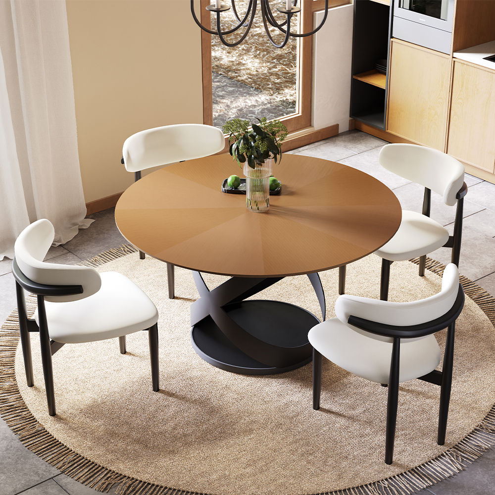 Walnut Color MDF Dining Tables