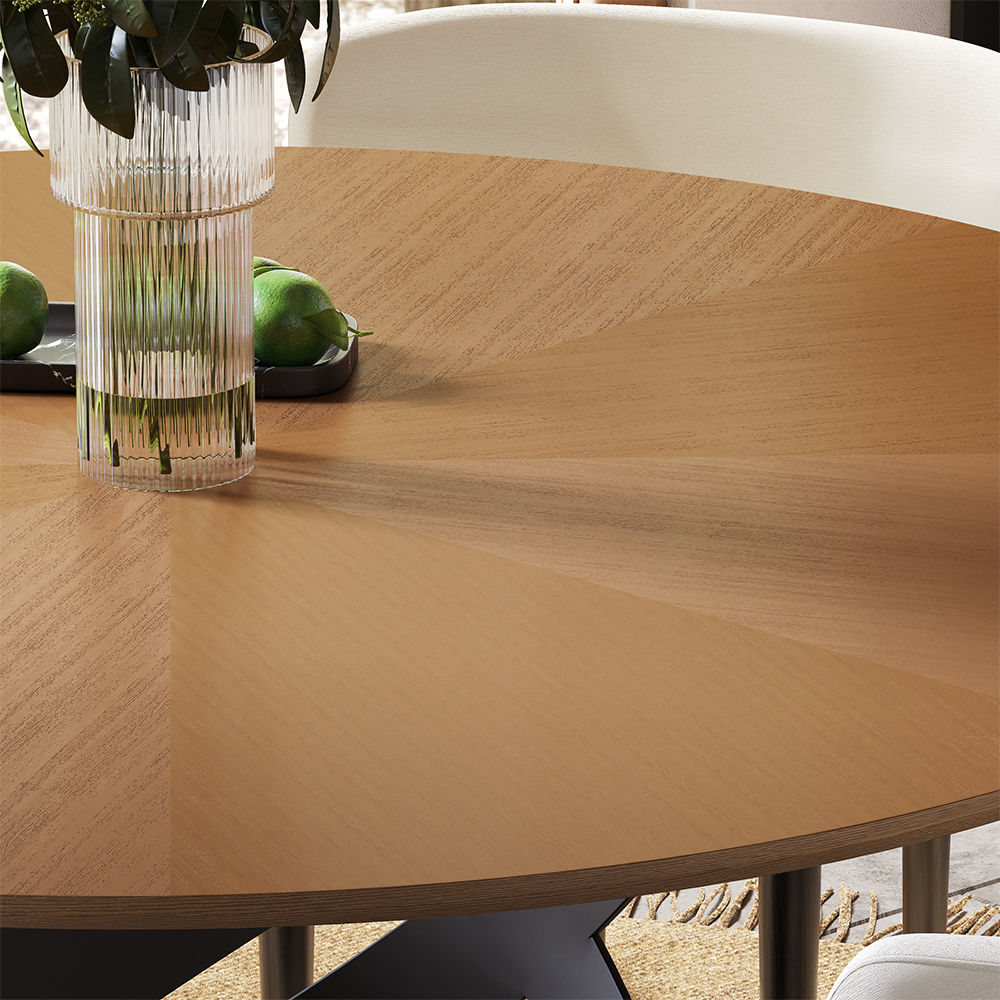 Walnut Color MDF Dining Tables