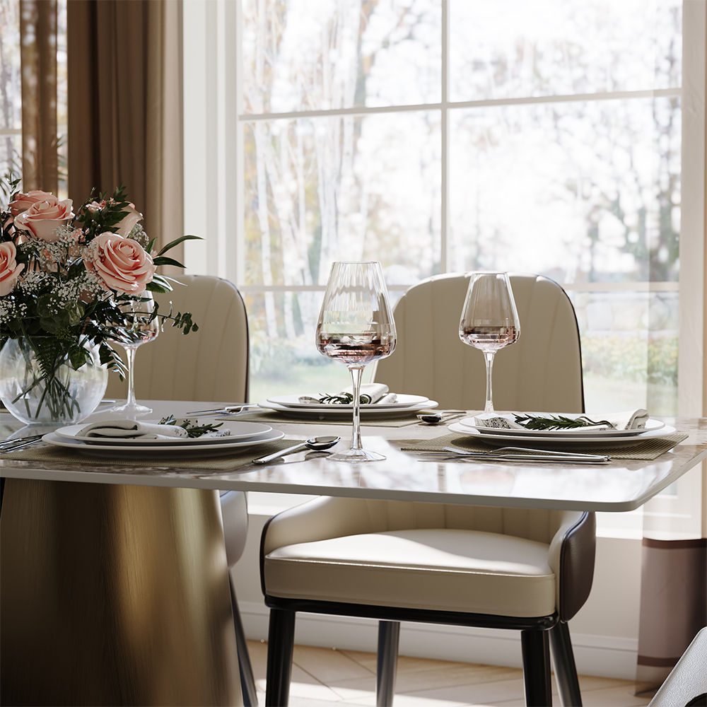 for 6 Pandora Sintered Stone Dining Tables