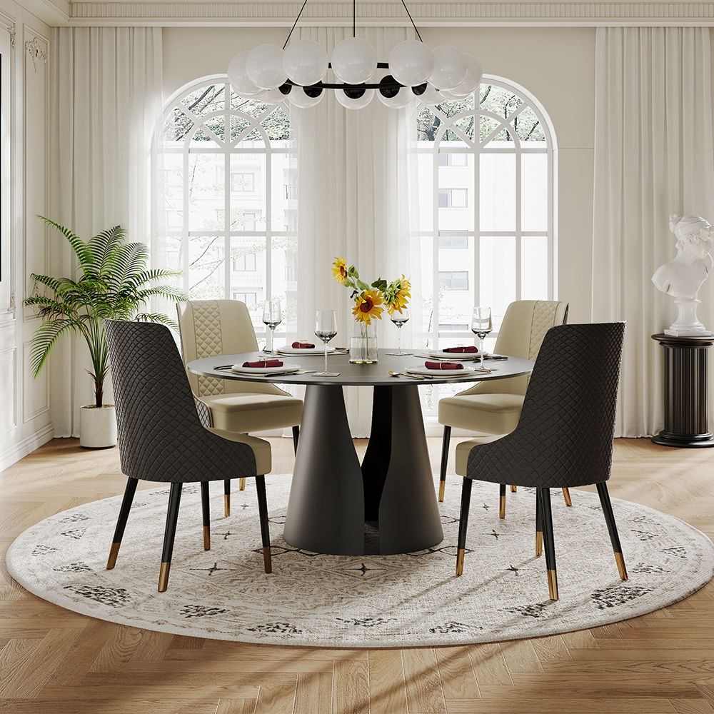 Sintered Stone Black Sintered Stone Dining Tables