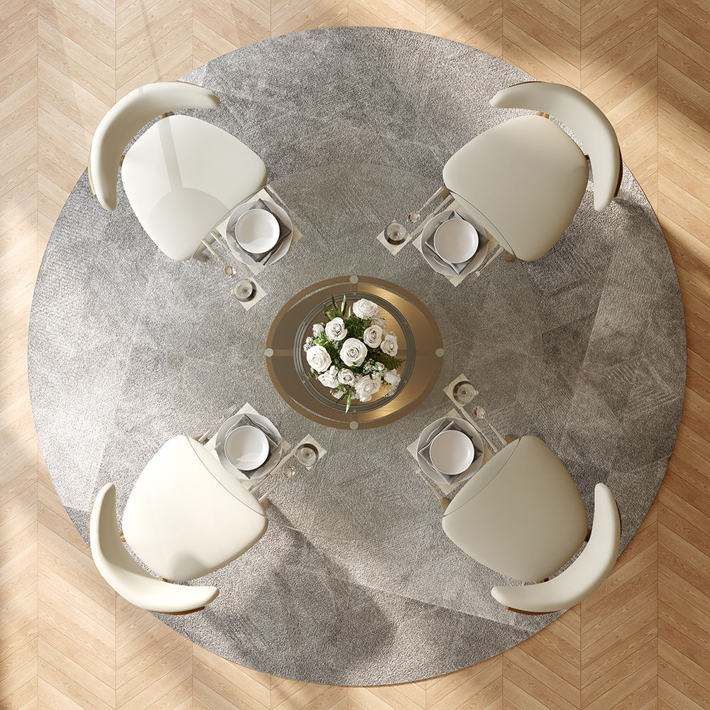 for 6 Clear Tempered Glass Dining Tables