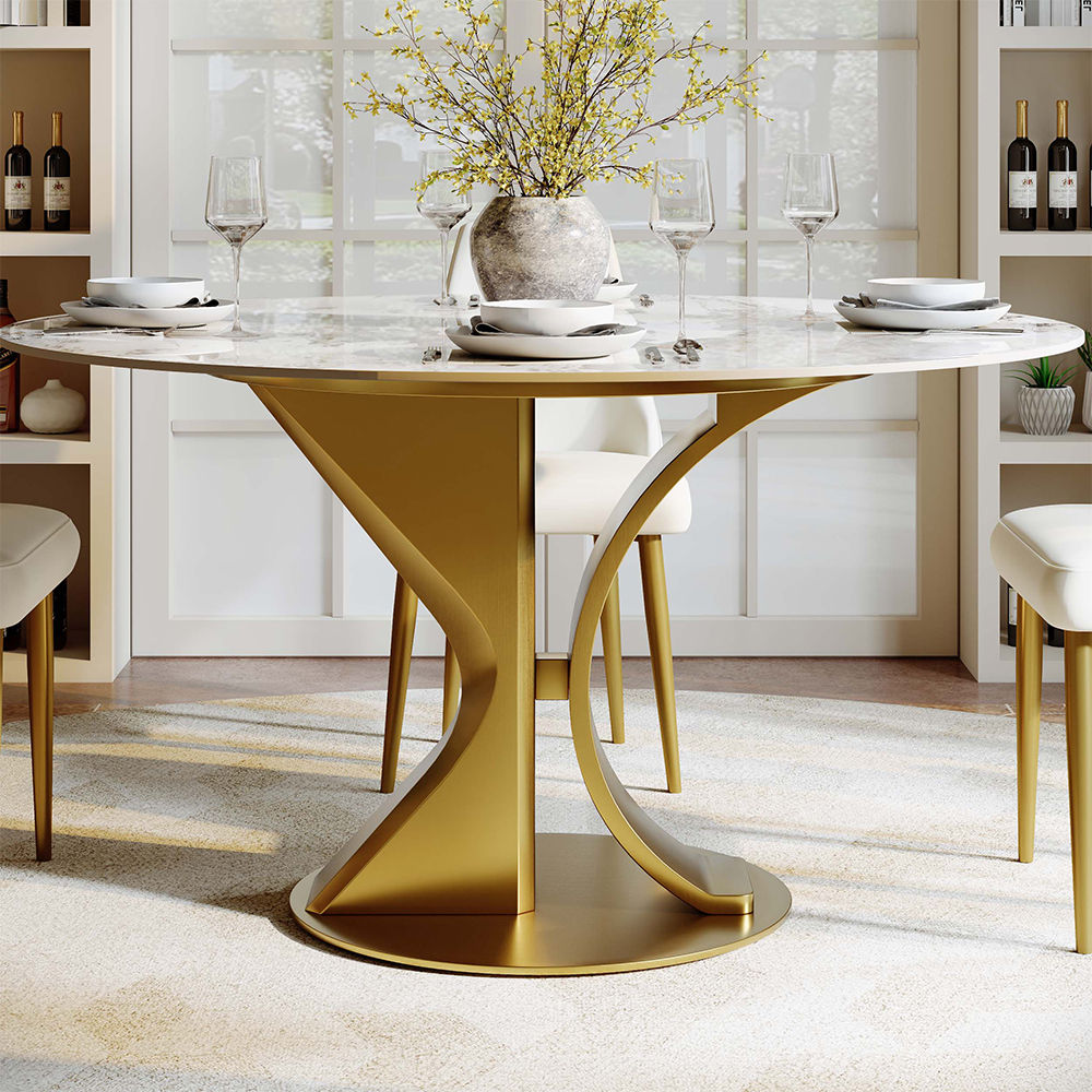 Partly Assemble Pandora Sintered Stone Dining Tables