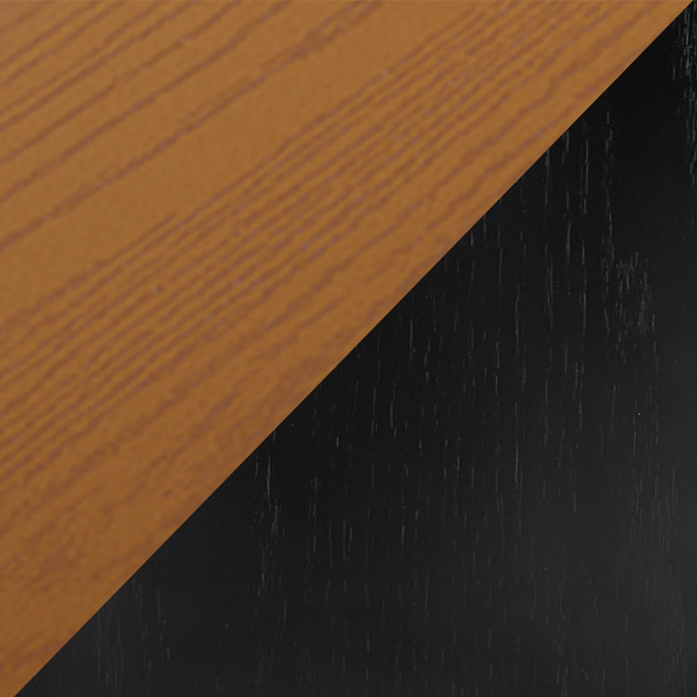 Walnut & Black