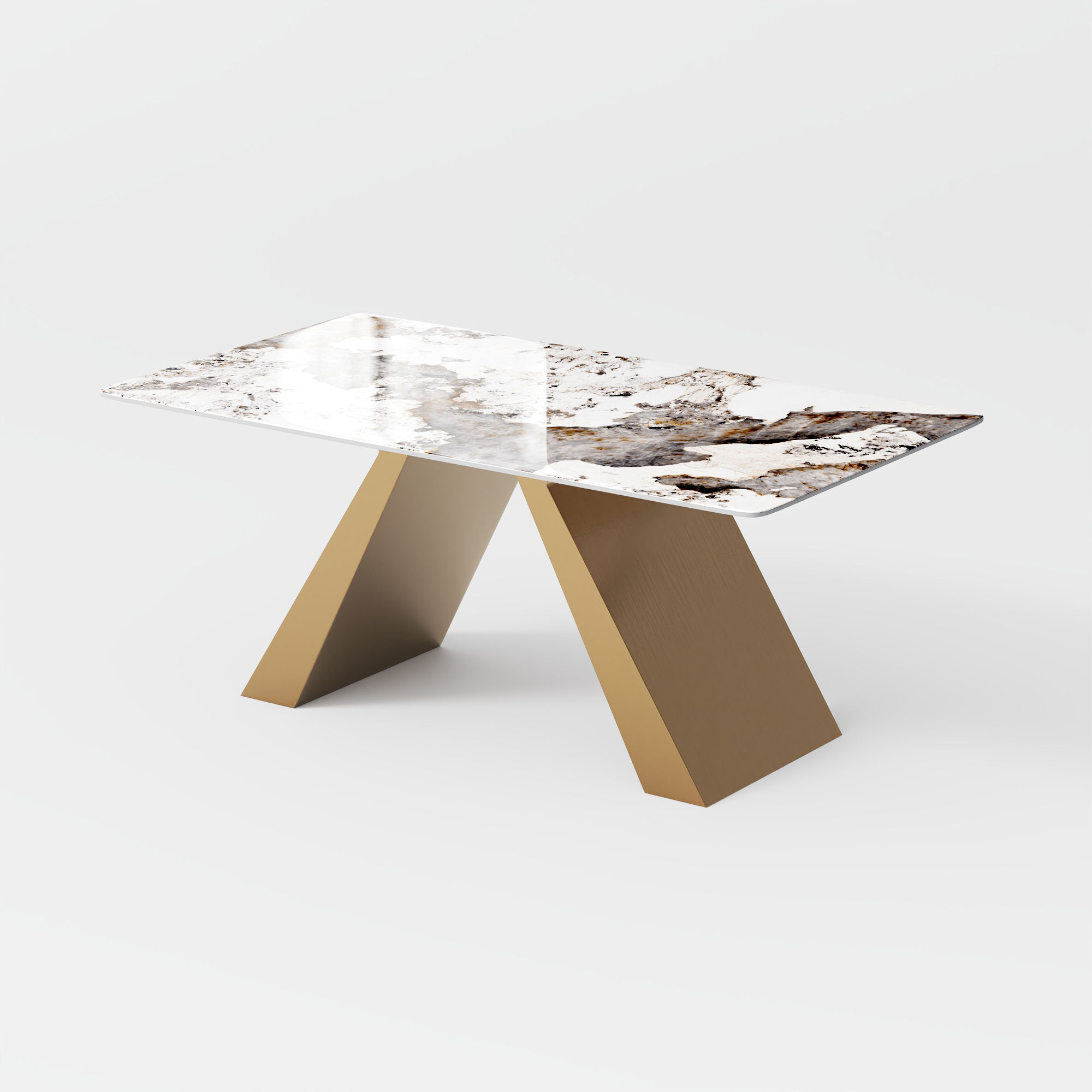 Sintered Stone Pandora Glossy Sintered Stone Dining Tables